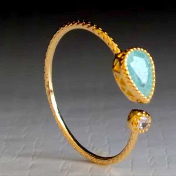 various Jewelry - New Opalite Water drop pear shaped ring One Size